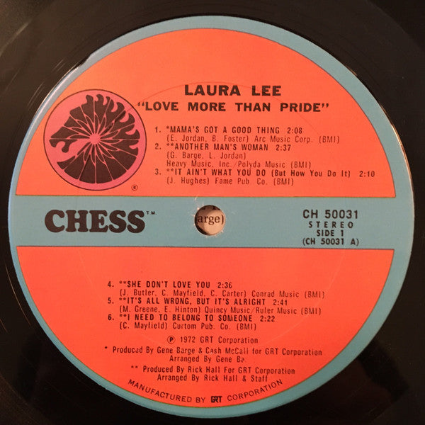 Laura Lee : Love More Than Pride (LP, Album)