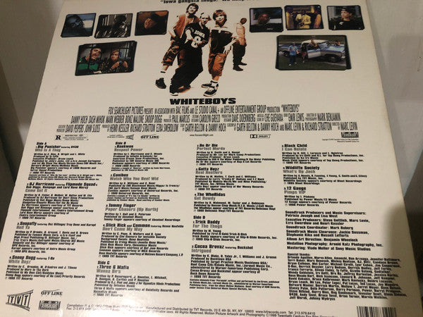 Various : Whiteboys - Original Motion Picture Soundtrack (2xLP, Promo)