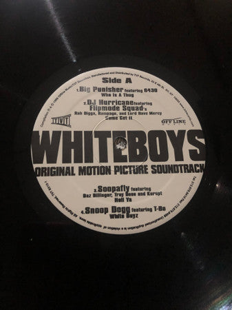 Various : Whiteboys - Original Motion Picture Soundtrack (2xLP, Promo)