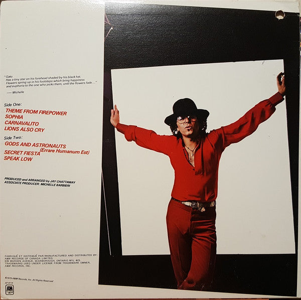 Gato Barbieri : Euphoria (LP, Album, Promo)