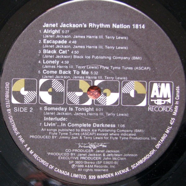 Janet Jackson : Rhythm Nation 1814 (LP, Album)