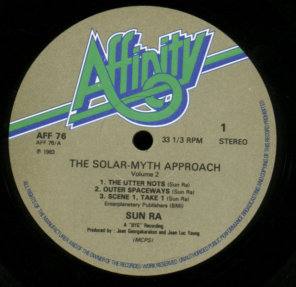 The Sun Ra Arkestra : The Solar-Myth Approach Vol. 2 (LP, Album, RE, Gat)