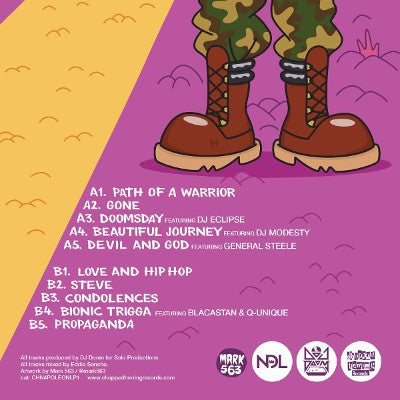 Napoléon Da Legend + DJ Doom (2) : Path Of A Warrior (LP, Album, Ltd)