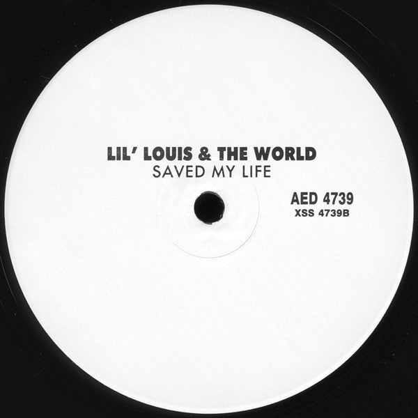 Lil' Louis & The World : Saved My Life (2x12", Promo)