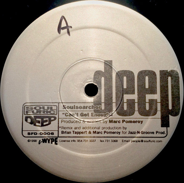 Soulsearcher : Can't  Get Enough (2x12")