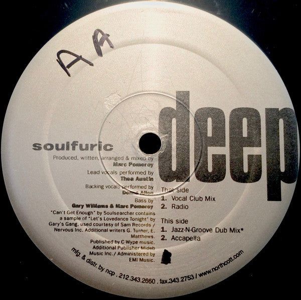 Soulsearcher : Can't  Get Enough (2x12")