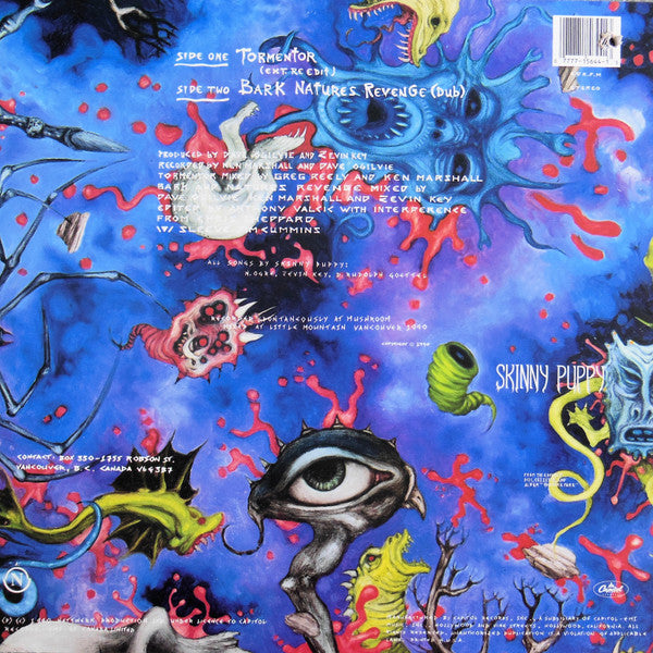 Skinny Puppy : Tormentor (12", Single, Blu)