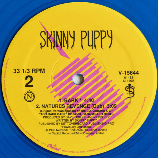 Skinny Puppy : Tormentor (12", Single, Blu)