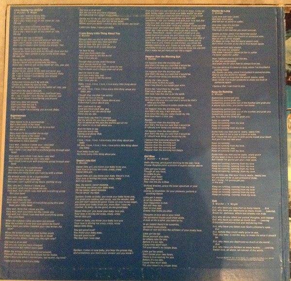 Stevie Wonder : Music of My Mind (LP, Album, RE)