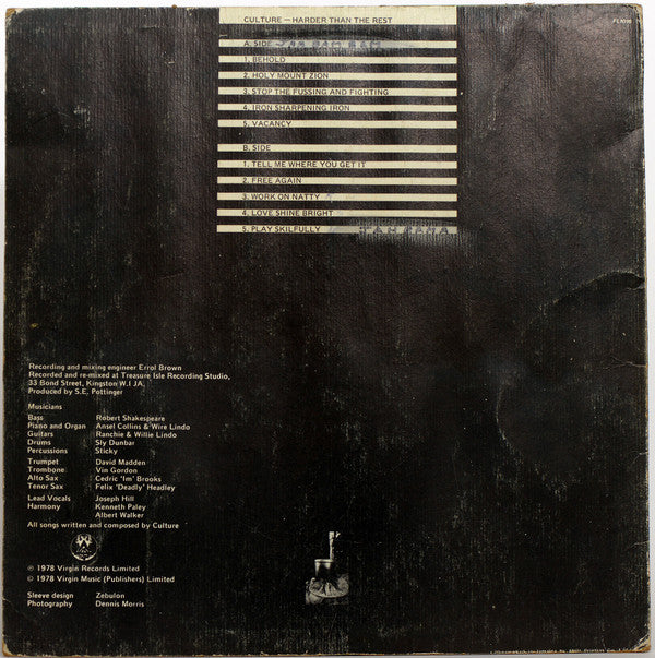 Culture : Harder Than The Rest (LP, Album)