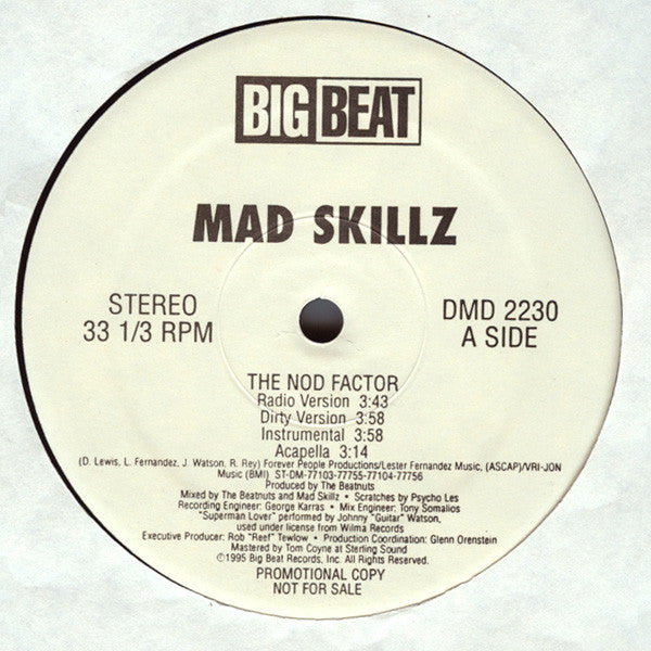 Mad Skillz : The Nod Factor (12", Promo)