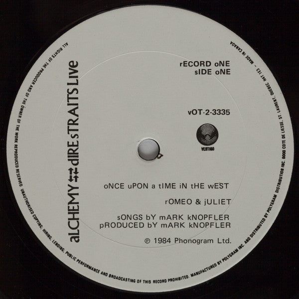 Dire Straits : Alchemy - Dire Straits Live (2xLP, Album, Gat)