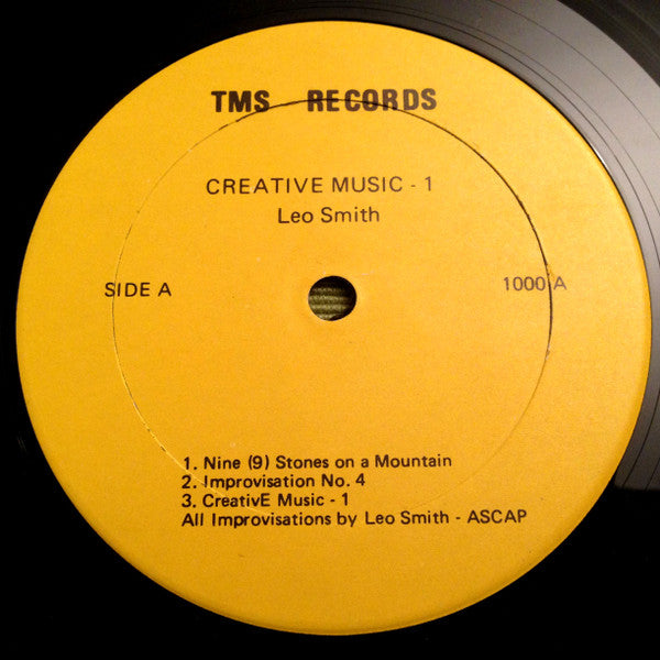 Wadada Leo Smith : Creative Music - 1 (Six Solo Improvisations) (LP, Album)