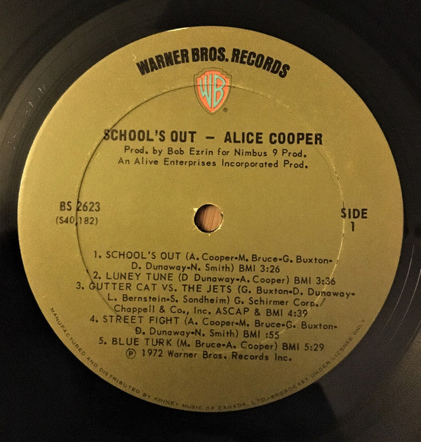 Alice Cooper : School's Out (LP, Album)