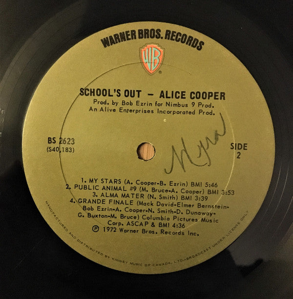 Alice Cooper : School's Out (LP, Album)