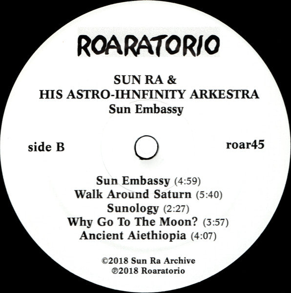 The Sun Ra Arkestra : Sun Embassy (LP, Album)