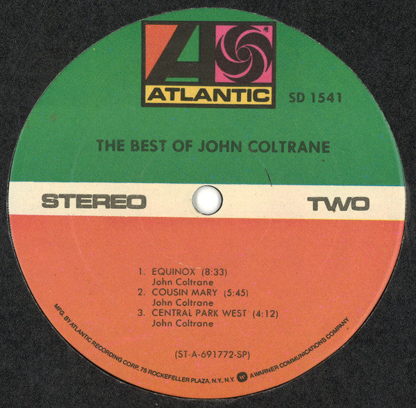 John Coltrane : The Best Of John Coltrane (LP, Comp, SP )
