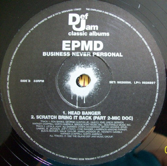 EPMD : Business Never Personal (2xLP, Album, RE)