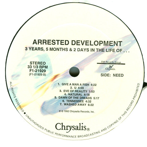 Arrested Development : 3 Years, 5 Months And 2 Days In The Life Of... (LP, Album)