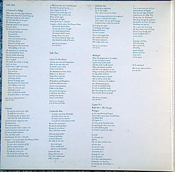 Rush : A Farewell To Kings (LP, Album, RE, Gat)