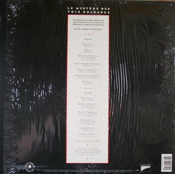 Le Mystère Des Voix Bulgares : Le Mystère Des Voix Bulgares (LP, Album, RE)