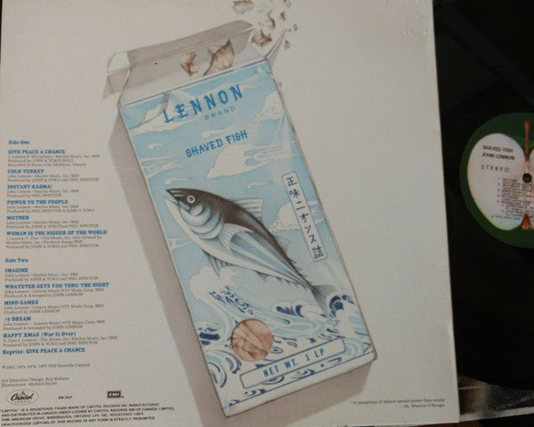 John Lennon / The Plastic Ono Band : Shaved Fish (LP, Comp)