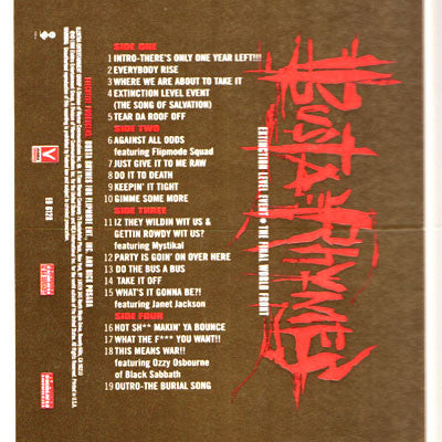 Busta Rhymes : Extinction Level Event - The Final World Front (2xLP, Album, Promo, Cle)