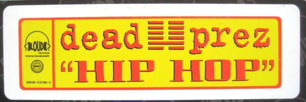 dead prez : Hip-Hop (12", Promo)