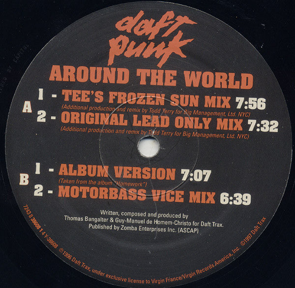 Daft Punk : Around The World (12")