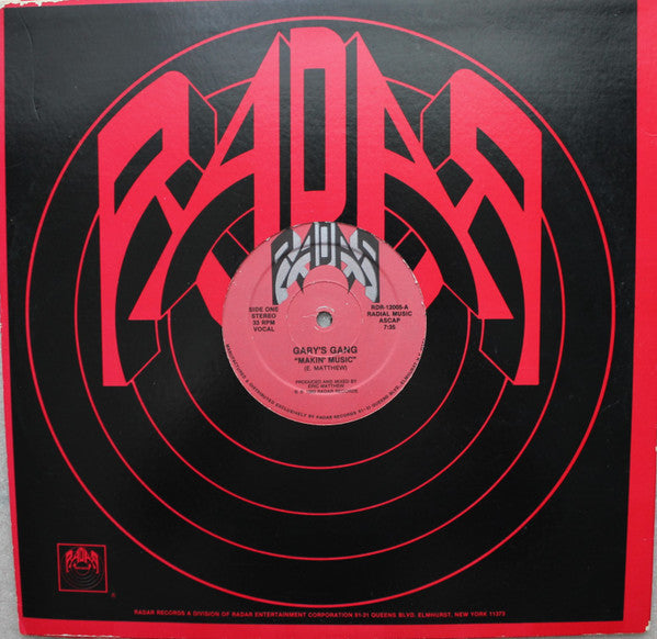 Gary's Gang : Makin' Music (12")