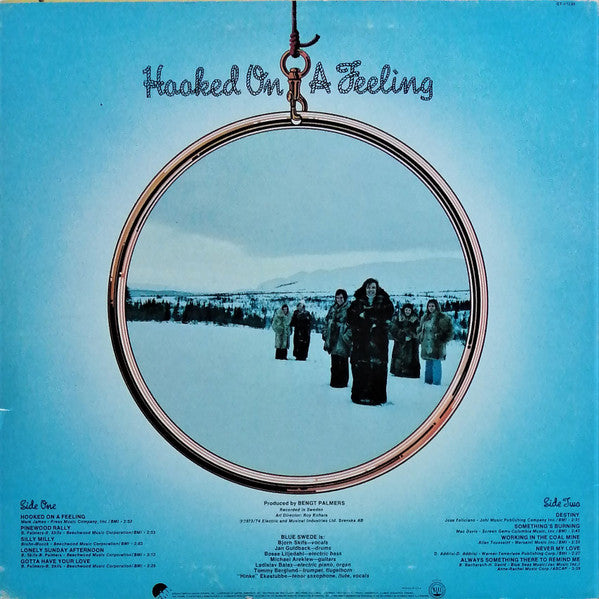 Blue Swede : Hooked On A Feeling (LP, Album, Win)