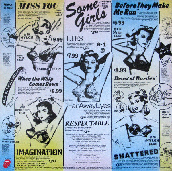 The Rolling Stones : Some Girls (LP, Album, 2nd)