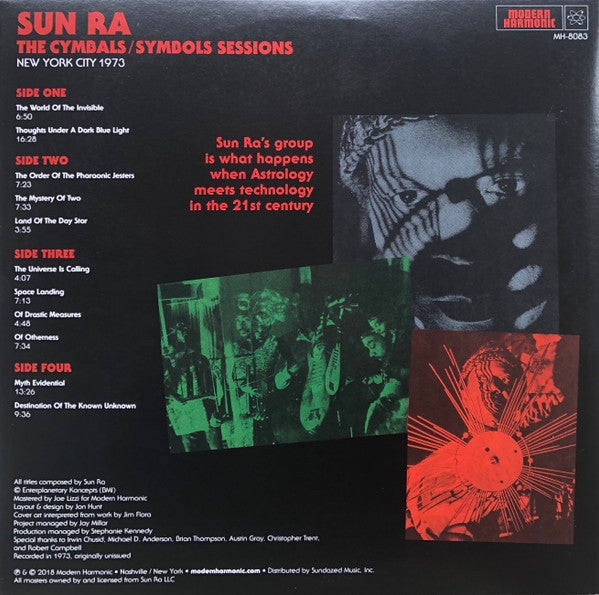 Sun Ra : The Cymbals / Symbols Sessions: New York City 1973  (LP, Album, RE, Red + LP, Album, Gre)