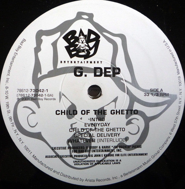 G-Dep : Child Of The Ghetto (2xLP, Album)