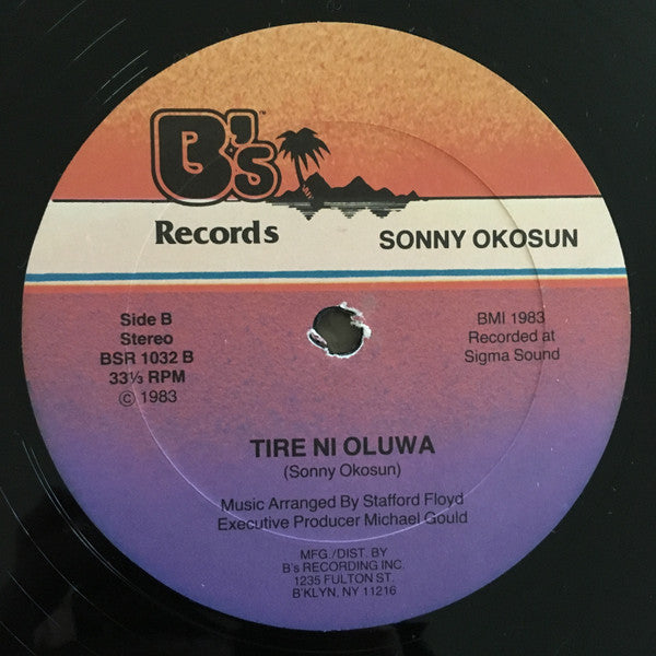 Sonny Okosun : Papa's Land/Tire Ni Oluwa (12", Single)