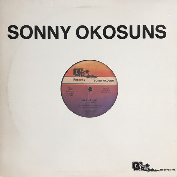 Sonny Okosun : Papa's Land/Tire Ni Oluwa (12", Single)