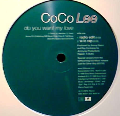 CoCo Lee : Do You Want My Love (12", Promo)