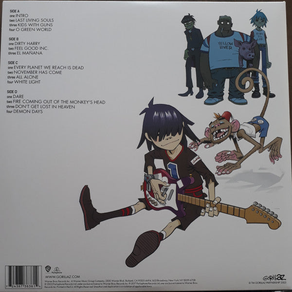 Gorillaz : Demon Days (2xLP, Album, RE, RM, RP)