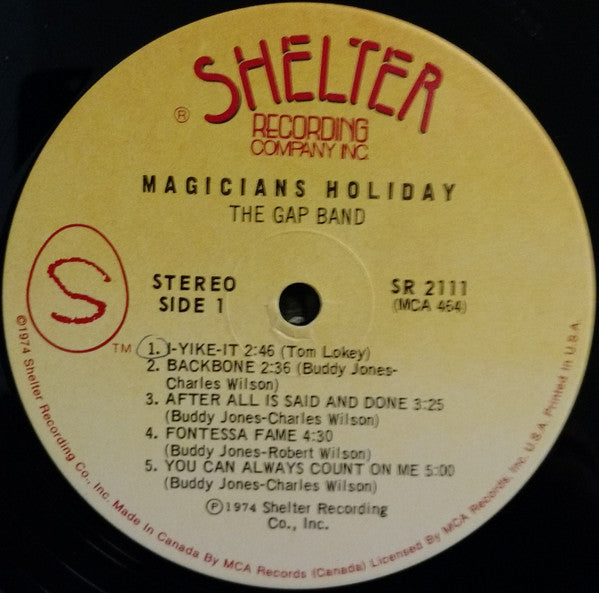 The Gap Band : Magicians Holiday (LP, Album)