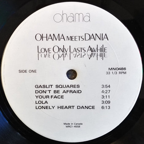 Ohama : Ohama Meets Dania Love Only Lasts Awhile (LP, Album)