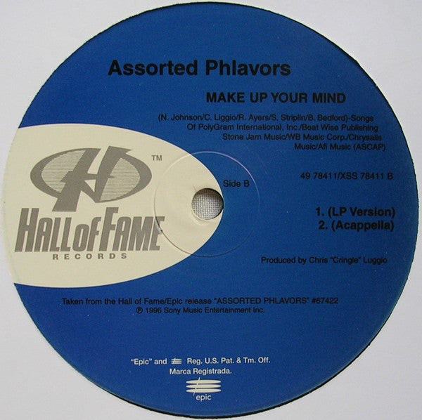 Assorted Phlavors : Make Up Your Mind (12")