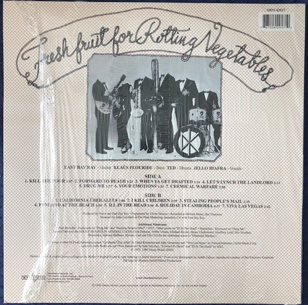 Dead Kennedys : Fresh Fruit For Rotting Vegetables (LP, Album, RE, RP)