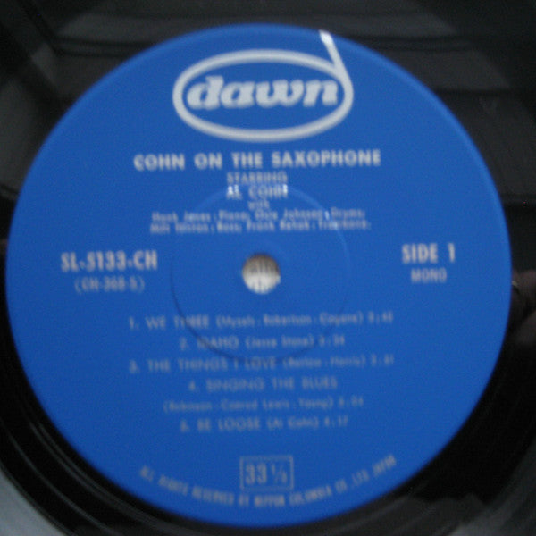 Al Cohn Quintet : Cohn On The Saxophone (LP, Album, Mono, RE)