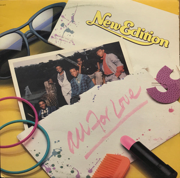 New Edition : All For Love (LP, Album, Club)