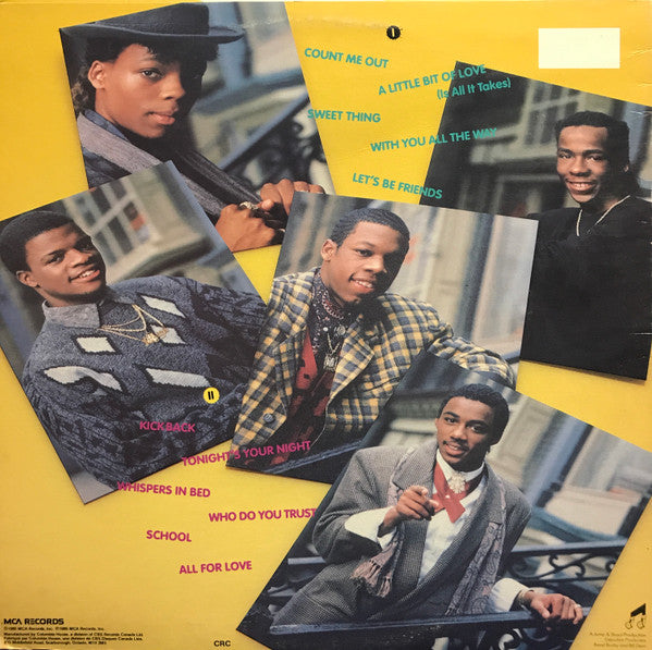 New Edition : All For Love (LP, Album, Club)