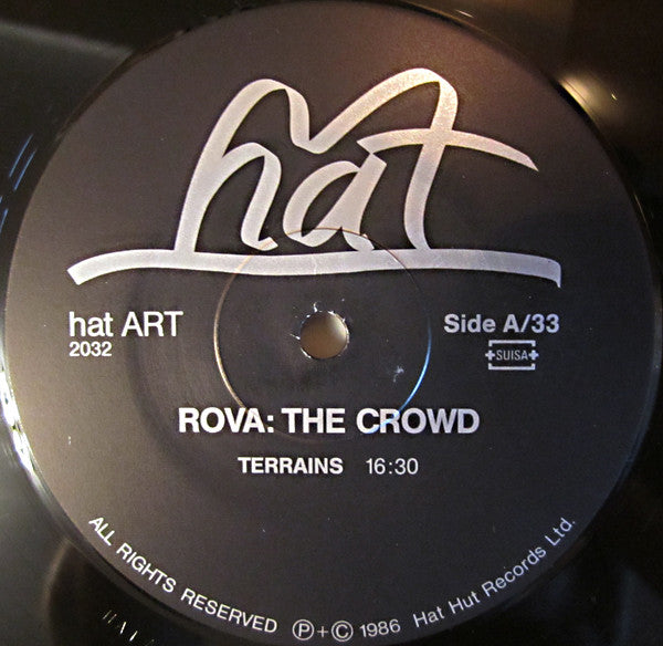 Rova Saxophone Quartet : The Crowd - For Elias Canetti (2xLP, Album)