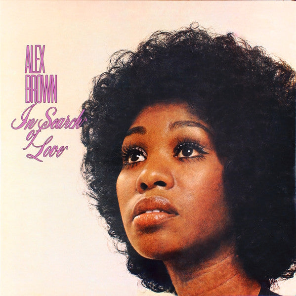 Alex Brown : In Search Of Love (LP, Album, RE)