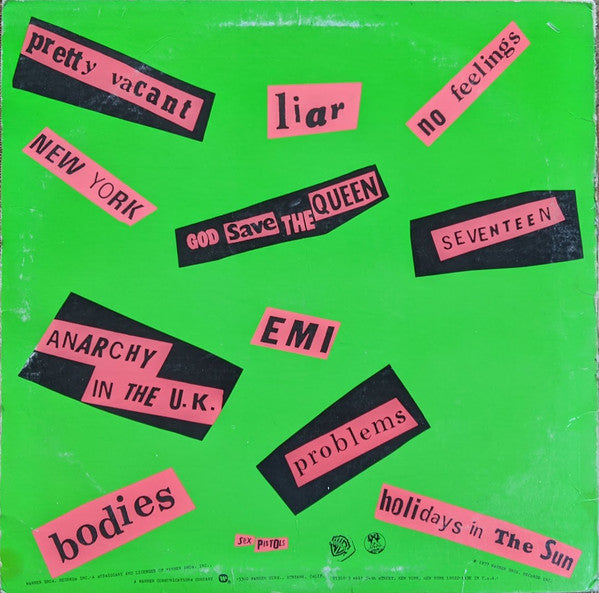 Sex Pistols : Never Mind The Bollocks Here's The Sex Pistols (LP, Album, RP, Los)