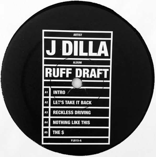 J Dilla : Ruff Draft: Dilla's Mix (2xLP, Album, RSD)