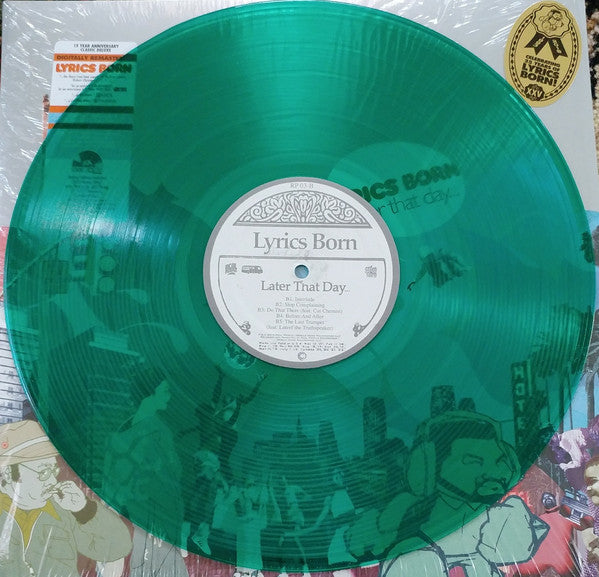 Lyrics Born : Later That Day... (2xLP, Album, Dlx, Ltd, RE, Gre)